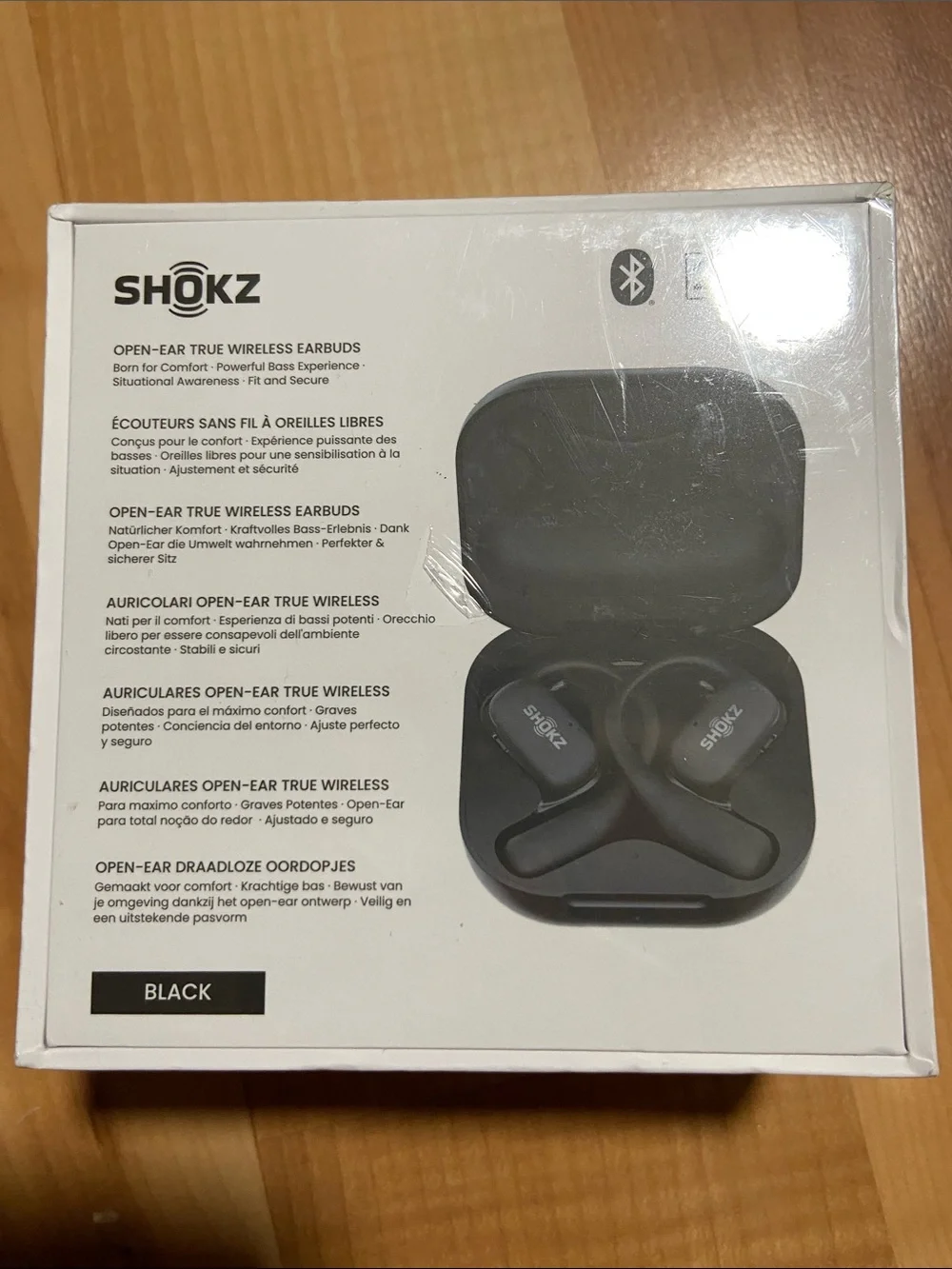 OpenFit Bone Conduction Headphones — Black